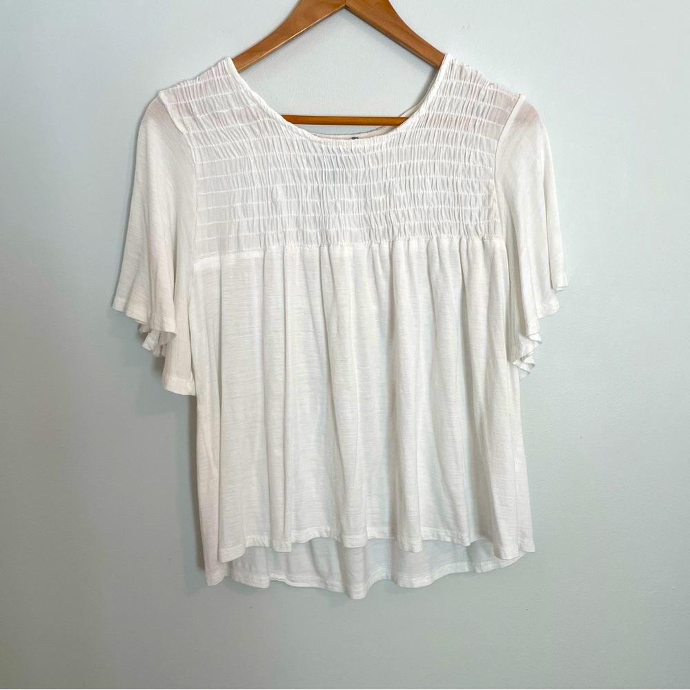Good Luck Gem Breezy White Blouse - Sz XS